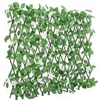 vidaXL Treillis de lierre artificiel extensible vert 186x30 cm