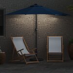 vidaXL Parasol de jardin Azur 294 x 150 x 224 cm tissu