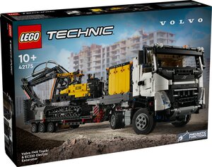 LEGO Technic - Camion Volvo FMX et Pelleteuse Électrique EC230 - Set de Construction 42175