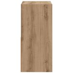 vidaXL Table de chevet avec tiroir Chêne artisanal 35 x 32 x 68 5 cm