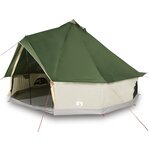 vidaXL Tente familiale tipi 6 personnes vert imperméable