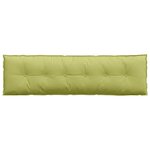 vidaXL Coussin de Dos Vert clair 180 x 19 x 50 cm tissu