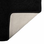 vidaXL Tapis Couloir Noir 50 x 150 cm