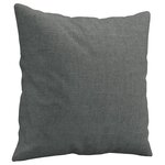 vidaXL Ensemble de canapés 2 Pièces coussins gris foncé tissu