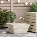 vidaXL Table de jardin 60x60x30 cm Bois d'épicéa imprégné