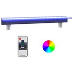 vidaXL Déversoir pour cascade avec LED RVB Acrylique 90 cm