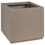 Jardinière vidaXL Marron Clair 36x36x35 cm PP