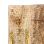 vidaXL Tête de lit 120 cm bois de manguier brut massif