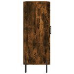vidaXL Buffet chêne fumé 69 5x34x90 cm bois d'ingénierie