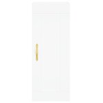vidaXL Armoire murale blanc 34 5x34x90 cm bois d'ingénierie