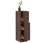 vidaXL Armoire apothicaire chêne marron 30x41x118 cm bois d'ingénierie