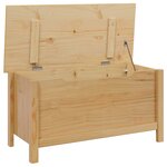 vidaXL Boîte de rangement HILL Marron miel 90 x 40 x 45 cm Pin massif