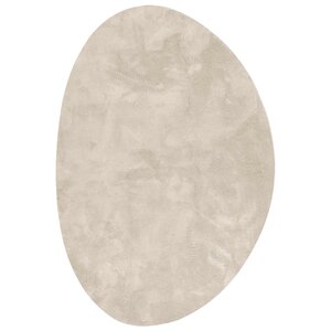 vidaXL Tapis de surface HUARTE Beige 120 x 170 cm Polyester