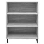 vidaXL Buffet Sonoma gris 69 5x32 5x90 cm Bois d'ingénierie