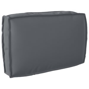 vidaXL Coussin pour dossier de palette Anthracite 60 x 40 x 12 cm