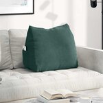 vidaXL Coussin de Dos Vert foncé 60 x 20 x 50 cm