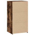 vidaXL Buffet chêne fumé 50x41x93 cm bois d'ingénierie