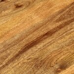 vidaXL Dessus de table 140x50x2 5 cm ovale bois massif de manguier
