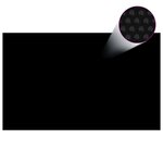 vidaXL Couverture de piscine Noir 260 x 160 cm PE