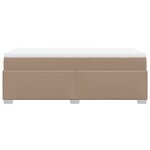 vidaXL Sommier à lattes de lit avec matelas Cappuccino 90x190 cm
