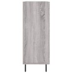 vidaXL Buffet sonoma gris 69 5x34x90 cm bois d'ingénierie