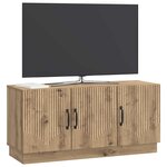 vidaXL Meuble TV Chêne artisanal 99 x 34 5 x 47 cm Bois d'ingénierie