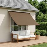 vidaXL Auvent Taupe 100 x 150 cm
