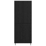 vidaXL Haut Armoire Chêne noir 69 5 x 34 x 180 cm