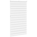 vidaXL Store zèbre blanc 120x230 cm largeur du tissu 115 9cm polyester