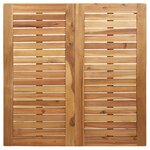 vidaXL Table à manger d'extérieur 90x90x74 5 cm en bois massif