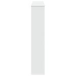 VidaXL Cadre de cheminée blanc 100x20x100 cm bois d'ingénierie