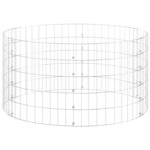 vidaXL Composteur de jardin Ø100x50 cm Acier galvanisé