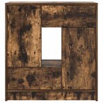 vidaXL Buffet avec tiroirs et portes chêne fumé 70 5x34x74 5 cm