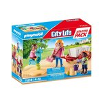 PLAYMOBIL 71258 - City Life Starter Pack Nourrice avec enfants