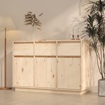 vidaXL Buffet 110x34x75 cm Bois massif de pin
