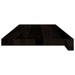 vidaXL Marches d'escalier 12 Pièces marron foncé 70x30x2 cm chêne massif