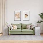 vidaXL Tables d'appoint 2 Pièces gris béton 50x30x50 cm bois d'ingénierie