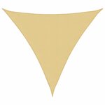vidaXL Voile d'ombrage sable 6x6x6 m 100   polyester oxford
