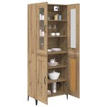 vidaXL Haut Armoire Chêne artisanal 69 5 x 34 x 180 cm