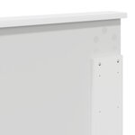 vidaXL Tête de lit Blanc 140 cm Bois d'ingénierie