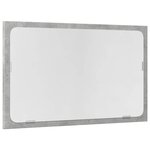 vidaXL Ensemble de meubles de salle de bain 2 Pièces gris béton