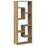 vidaXL Étagère murale Chêne artisanal 36 x 16 x 90 cm Bois d'ingénierie