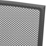 vidaXL Ensemble de chaises de jardin empilables 3 Pièces anthracite