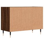 vidaXL Meuble TV chêne marron 69 5 x 30 x 50 cm bois d'ingénierie