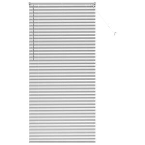 vidaXL Stores vénitiens Argenté 220 x 105 cm Aluminium