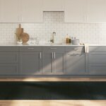 vidaXL Tapis rectangulaire gris 100x300 cm bambou