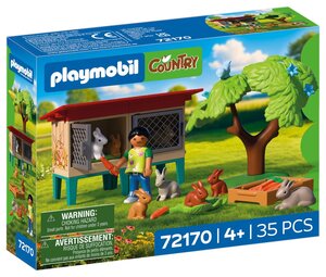 72170 Clapier a lapin et accessoires