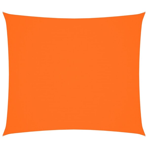 vidaXL Voile de parasol tissu oxford rectangulaire 2x2 5 m orange