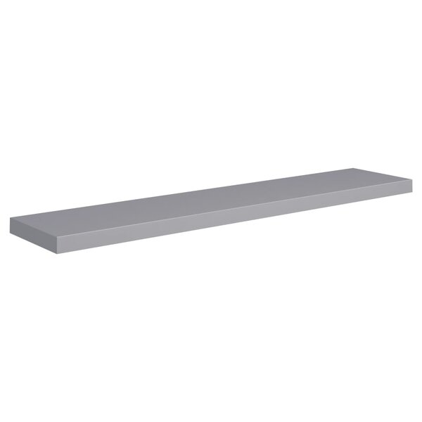 vidaXL Étagère murale flottante gris 120x23 5x3 8 cm MDF
