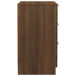 vidaXL Tables de chevet 2 Pièces Chêne marron 40x36x65 cm